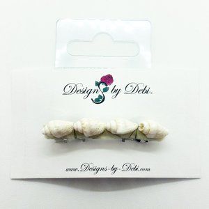 Small Barrette Seashell Hair Jewelry